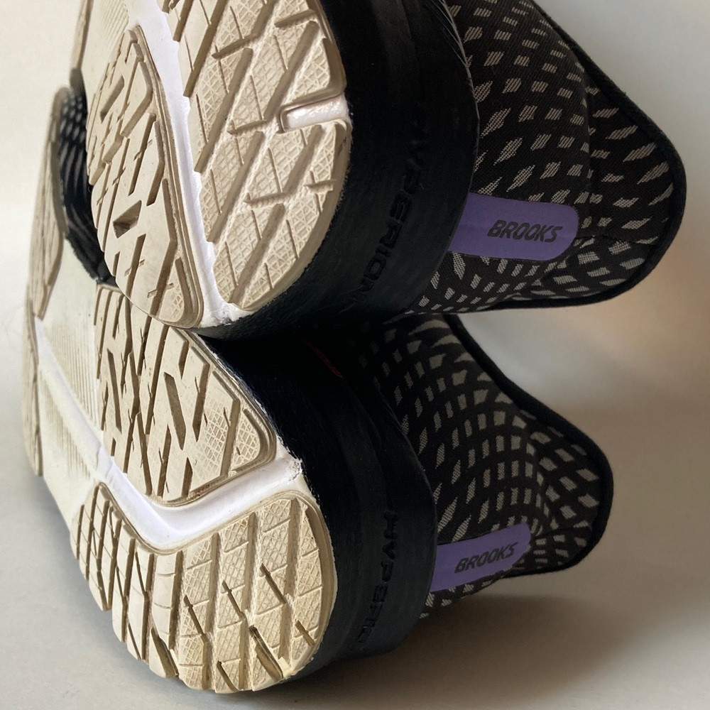 Brooks Hyperion Tempo Black Coral Purple Sneakers 11.5 No Insoles - Picture 14 of 16